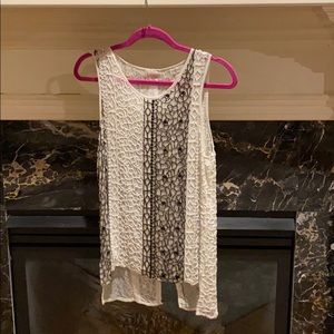 Beautiful silk beaded sleeveless top.